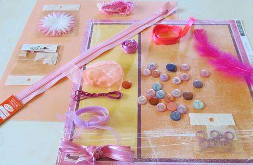 2 Page Lay-out. PINK AND PURPLE.  Worth every bid, only one of a kind, for that unique page lay out.