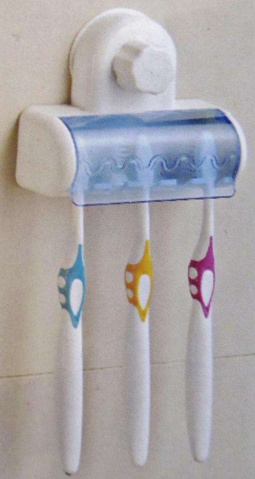 TOOTHBRUSH HOLDER (6) with suction cup