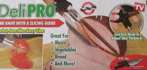 DeliPro ***AS SEEN ON TV*** Perfect, Even Slices every time STAINLESS STEEL, Professional Quality!!