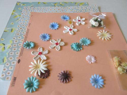 Scrapbooking kit - FLOWERS