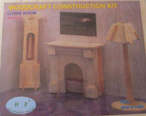 3D Wooden Construction Puzzle - FURNITURE-Great educational puzzle, great for decor, can be painted!