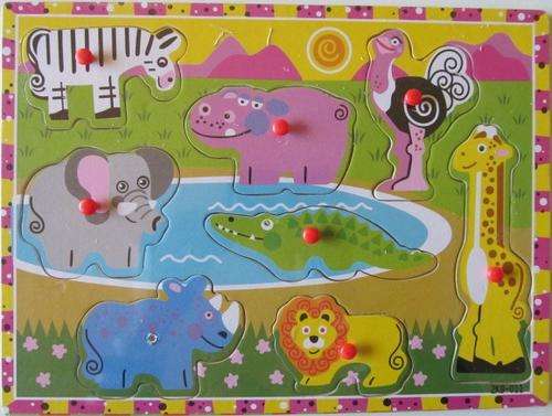 Educational Wooden Puzzle.  Great quality, bright and colourfull !!! Strong and durable