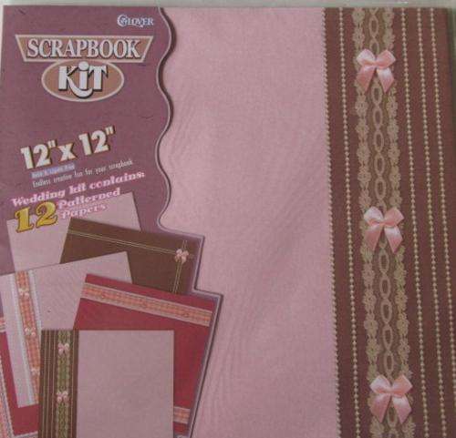 12 Wedding Scrapbooking papers ALL FOR 1 BID !!!