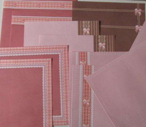 Variety of 12 Hi Quality Scrapbooking pages - SHIPPING R40 and ALL ADDITIONAL ITEMS ARE FREE
