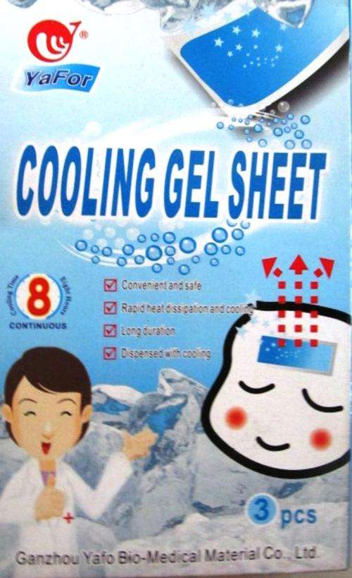 Cooling gel Sheets - The perfect alternative to medicine.  It works like a bomb!!!!