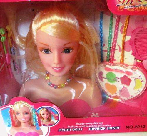 ONLY ONE AVAILABLE. Stylish Doll, with make up and hair accesories