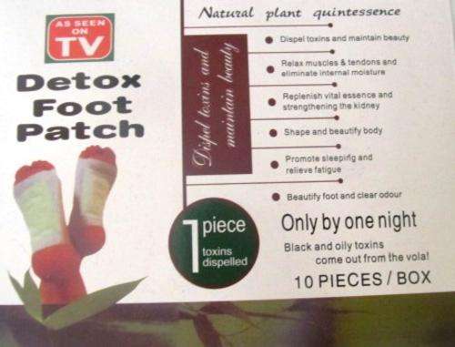 AS SEEN ON TV !!!! Detox foot pads, 10 per pack