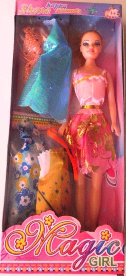 Barbie Type Doll with Outfits  - Great Stocking Filler