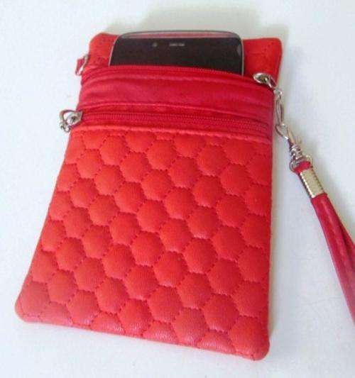 Large Red Cell Phone Pouch/Wallet