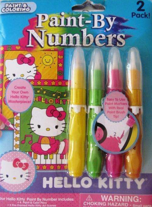 HELLO KITTY - Paint by numbers - Low shipping options!!!