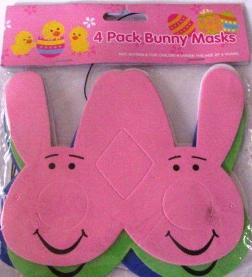 4 Piece Bunny Mask- - Stock clearance Sale - Low shipping options!!!