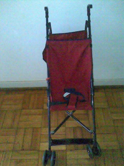 Red stroller