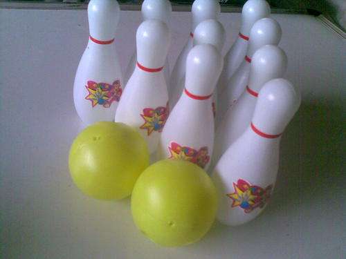 Soft 10 pin bowling set. ***Postage only R25 and R10 per additional item***