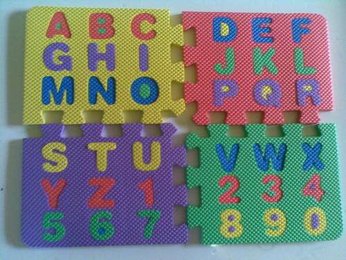Baby abc foam floor puzzel mats.  Strong, durable, fun and educational. Postage only R30 and R10 per