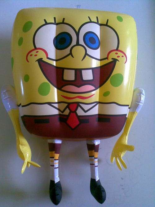 Sponge Bob Square Pants Inflatable pillow ***Postage only R30 and R10 per additional item***