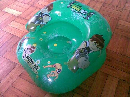 Ben 10 blow up chair. Ideal for the pool, beach or lounge