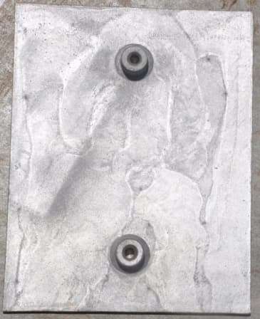 VINTAGE NATIONAL BORDER SIGN OF GERMAN DEMOCRATIC REPUBLIC (METAL CASTING) VERY GOOD CONDITION WW2