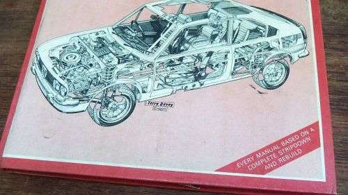VINTAGE ALFA ROMEO OWNERS WORKSHOP MANUAL BY HAYNES FOR MODELS 1974 - 1984