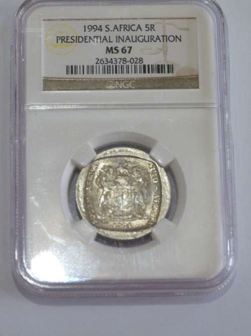 1994 R5 PRESIDENTIAL INAUGURATION MS67 NGC GRADED ONLY15 COINS GRADED HIGHER **RARE**