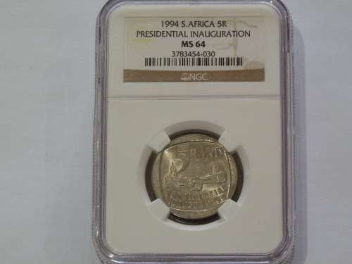1994 PRESIDENTIAL INAUGURATION MS64- NGC GRADED MS64 BUILDING IN FRONT