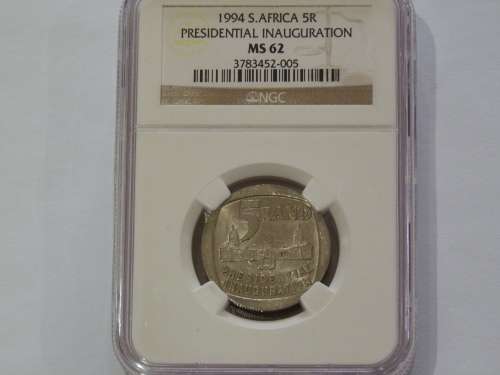 1994 PRESIDENTIAL INAUGURATION MS62- NGC GRADED MS62 BUILDING IN FRONT