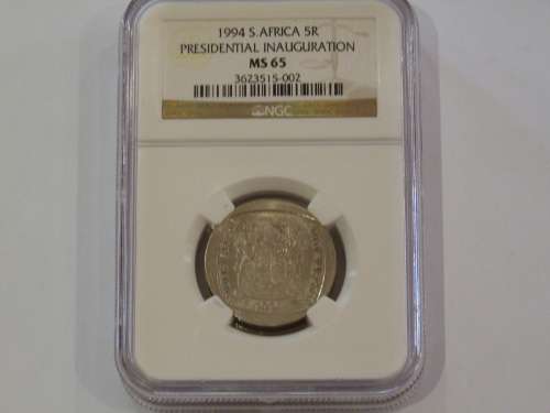 1994 PRESIDENTIAL INAUGURATION MS65- NGC GRADED