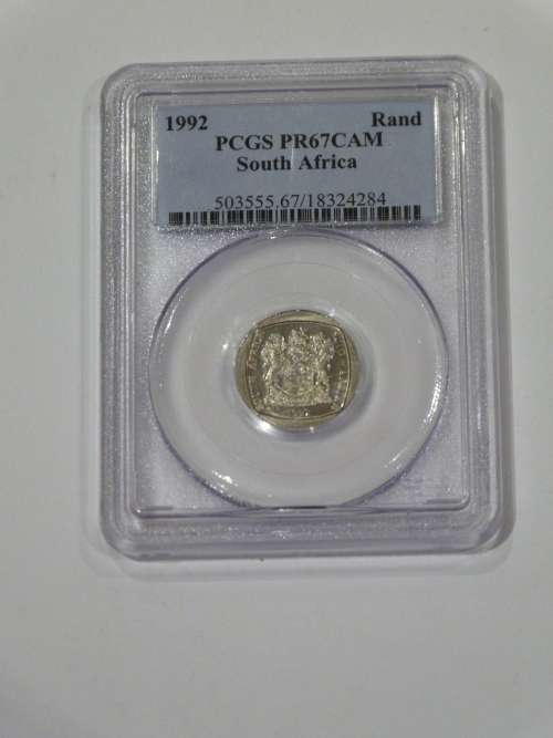 1992 PCGS PROOF 67CAM R1 SOUTH AFRICA