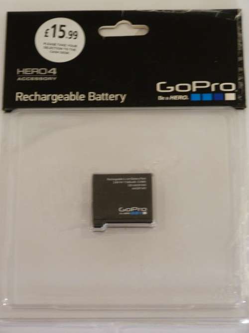G0PRO HERO 4 RECHARGEABLE BATTERY NEW IN SEALED BOX