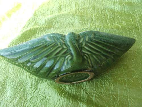 GREEN SWAN VASE