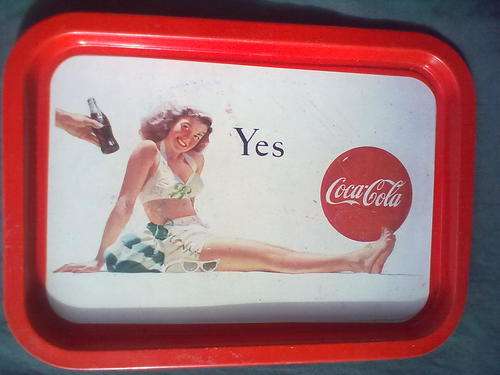 51 coca cola tray
