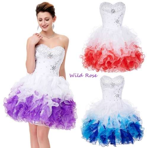 *INSTYLE COLLECTION* REDS/ PURPLES/BLUES Party, Matric, Cocktail Dress -FREE SHIPPING!