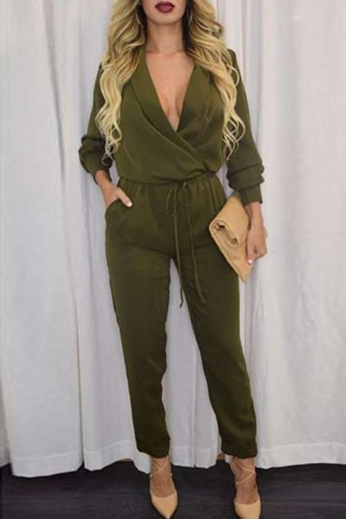 *DIVA RANGE* Army Green Sleeve Jumper