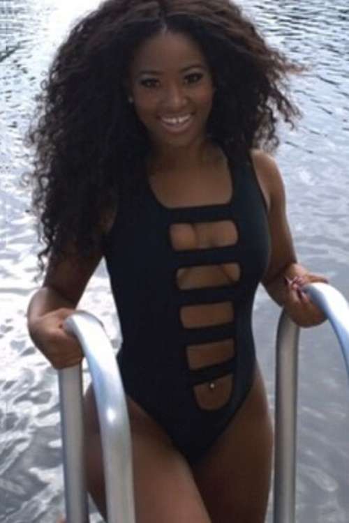 *DIVA RANGE* Cool Summer Mansion Black One-piece Swimwear