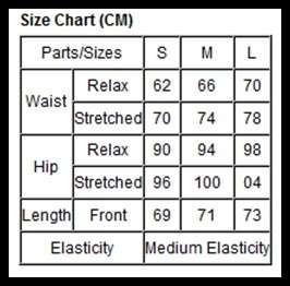 *WILD ROSE* White Gold Chain Slit Skirt - S/M/L