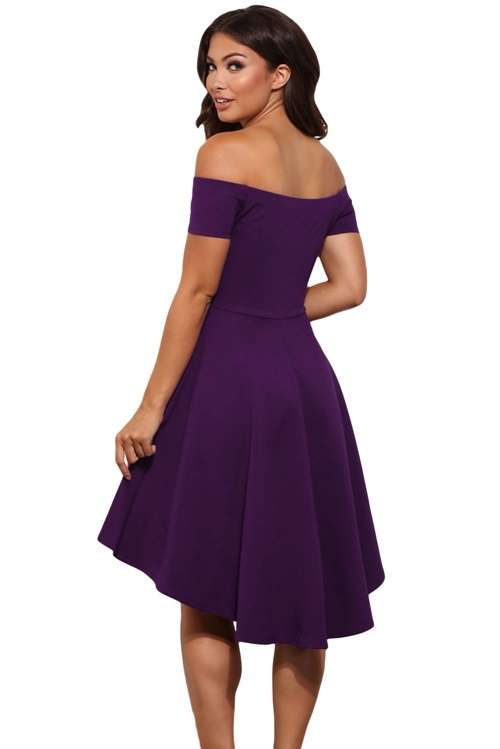 *DIVA RANGE* Purple Skater Dress