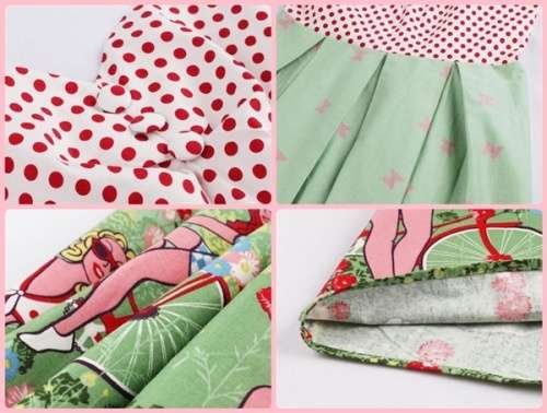 *WILD ROSE* Polka Dot Vintage Rockabilly Polka Dot 1950's Vintage Dress - S/M/L/XL/XXL/3XL/4XL