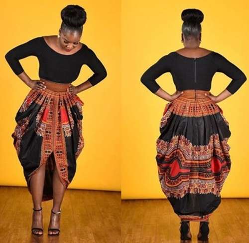 *LOCAL STOCK* Clearance! Long Sleeve Tribal Print Dress - LARGE