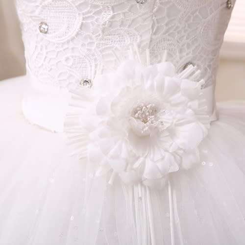 *WILD ROSE* *OFF WHITE* Lace & Flower Detail Wedding Gown Dress - Set Sizes - FREE SHIPPING!