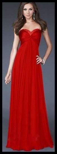 ON SALE! **RED** Party Matric Bridesmaid Formal Gown Dress - Set Sizes - FREE SHIPPING