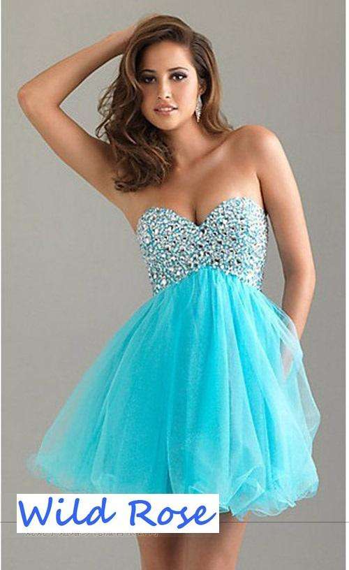 IN STOCK! BRAND NEW MATRIC DANCE/EVENING/PARTY COCKTAIL DRESS - BLUE - Set Sizes - FREE SHIPPING!