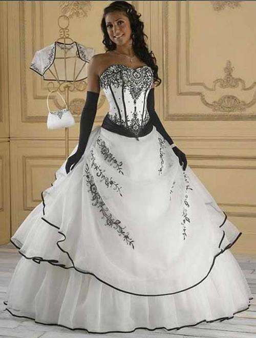 BRAND NEW WEDDING PROM MATRIC FAREWELL DANCE DRESS - BLACK/WHITE - FREE SHIPPING!