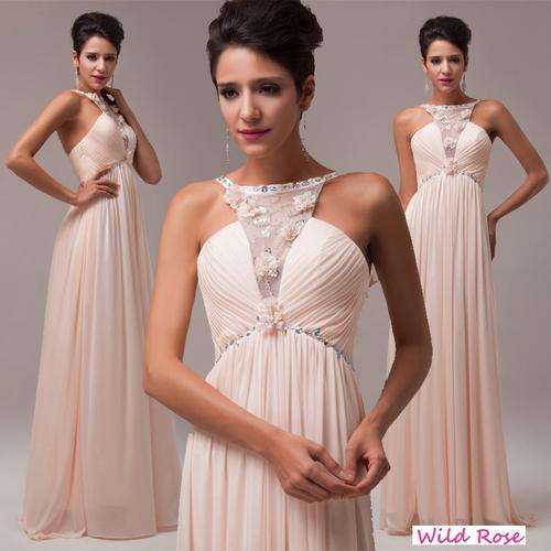 *APRICOT* Evening / Cruise / Formal / Bridesmaid / Party Dress - SET SIZES - FREE SHIPPING!