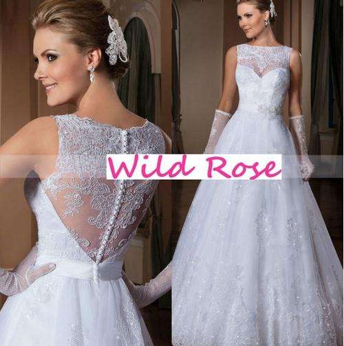 AFFORDABLE GORGEOUS LACE CUSTOM WHITE / IVORY WEDDING Dress - FREE SHIP!!