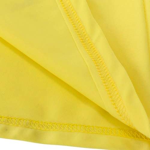 *WILD ROSE* Yellow Long Formal Dress with Wrapped Hem & Single Sleeve  - M/L/XL/2XL