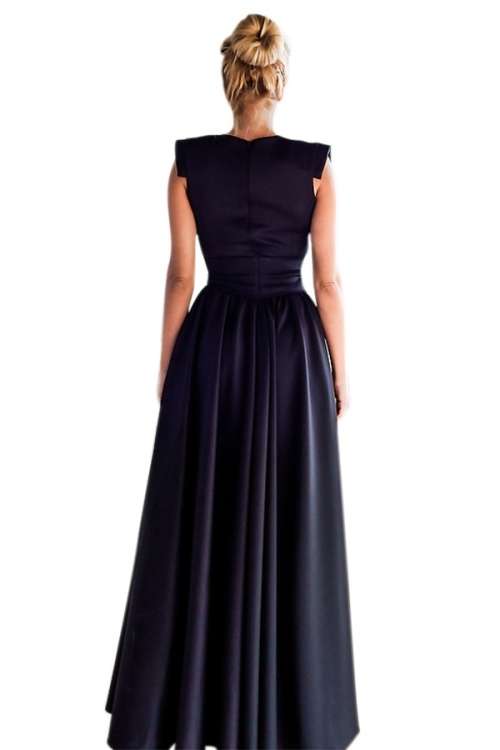 *LOCAL STOCK* Clearance! Navy Sophisticated Party Queen High Low Dress - MEDIUM