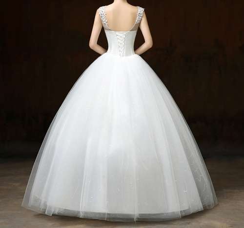 *WILD ROSE* *OFF WHITE* Lace Beaded Bodice Wedding Gown Dress - Set Sizes - FREE SHIPPING!