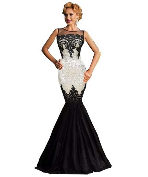 *LOCAL STOCK* Silver Sequin Evening Dress - MEDIUM