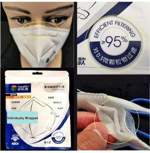 *PRE-ORDER* White N95 Reusable Anti Virus Medical Mask - Adult