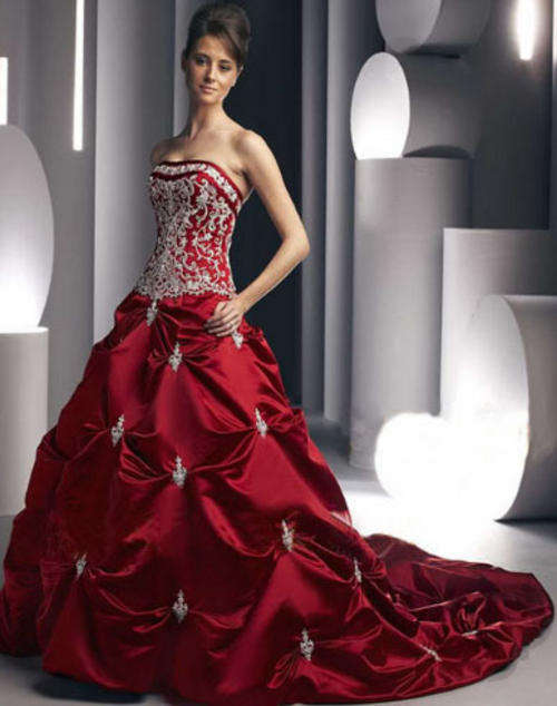 BRAND NEW QUICK SHIP! WEDDING PROM DANCE DRESS - RED - FREE SHIPPING!