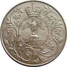 Great Britain 25 New Pence (Silver Jubilee) 1977